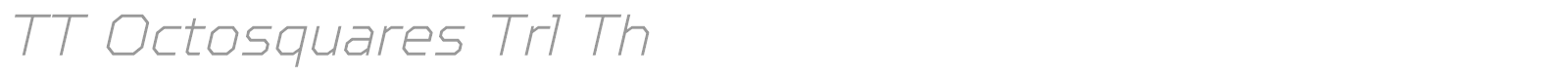 TT Octosquares font preview
